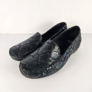 Abeo Women's Animal Print Elegant Black Comfy Cushioned Shoes Size 8